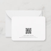 Carte De Correspondance Simple Moderne Chic Immobilier Affaires Vacances (Dos)