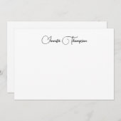 Carte De Correspondance Simple Modernisation du script Personnaliser (Devant / Derrière)