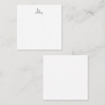 Simple Monogramme moderne Élégant Script