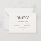 Carte De Correspondance Simple orange clair (Devant)