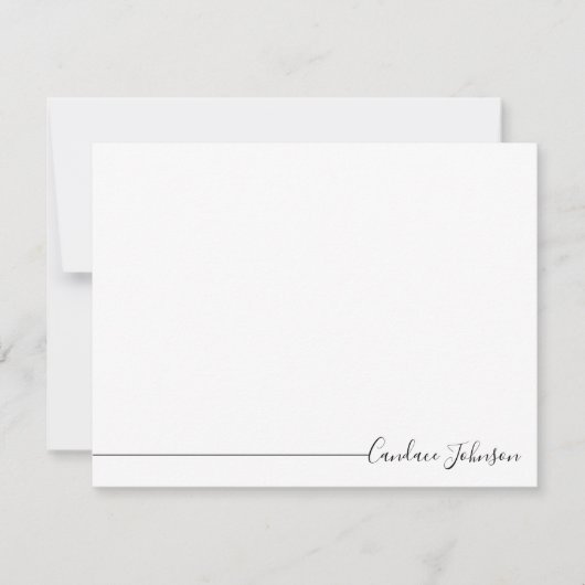 Carte De Correspondance Simple Personnalisé (Devant)