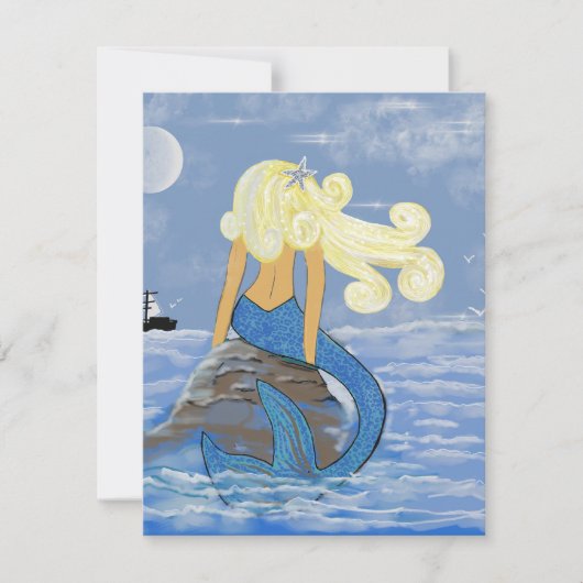 Carte De Correspondance Sirene (Devant)