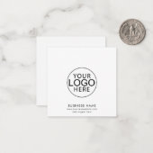 Carte De Correspondance Site Web de Logo d'Entreprise Moderne (Devant/Arrière en situation)