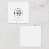 Carte De Correspondance Site Web de Logo d'Entreprise Moderne (Devant / Derrière)