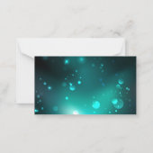 Carte De Correspondance Skeleton Keys on Green Background (Dos)