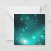 Carte De Correspondance Skeleton Keys on Green Background (Dos)