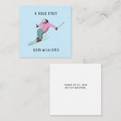 Carte De Correspondance Ski (Devant / Derrière)