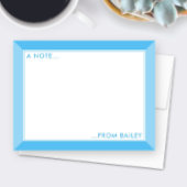 Carte De Correspondance Sky Blue 2-Tone Cute Girly