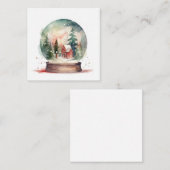 Carte De Correspondance Snow Globe (Devant / Derrière)