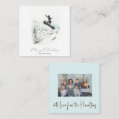 Carte De Correspondance Snowboard (Devant / Derrière)