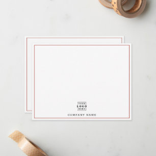 Carte De Correspondance Société de logo d'entreprise personnalisé Nom de l