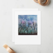 Carte De Correspondance Soirée crépusculaire (Devant/Arrière en situation)