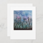 Carte De Correspondance Soirée crépusculaire (Devant / Derrière)