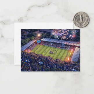 Carte De Correspondance Soirée de match au stade de Halifax