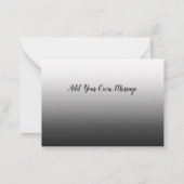 Carte De Correspondance Soirée sorcière (Dos)