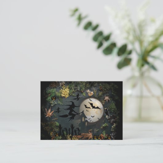 Carte De Correspondance Soirée sorcière (Debout devant)