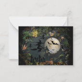 Carte De Correspondance Soirée sorcière (Devant)