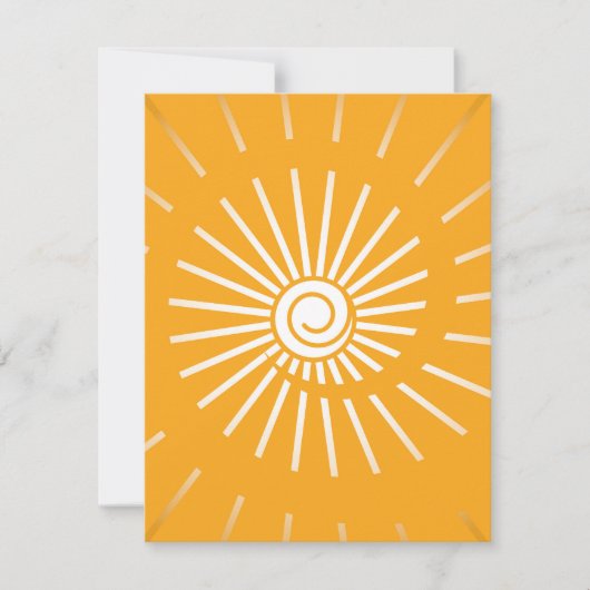 Carte De Correspondance Soleil 2 (Devant)