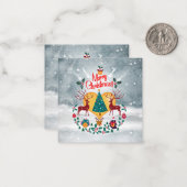 Carte De Correspondance Soul de Noël (Devant/Arrière en situation)