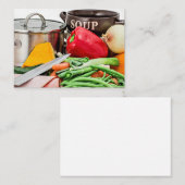 Carte De Correspondance Soupe maison...Yum ! (Devant / Derrière)