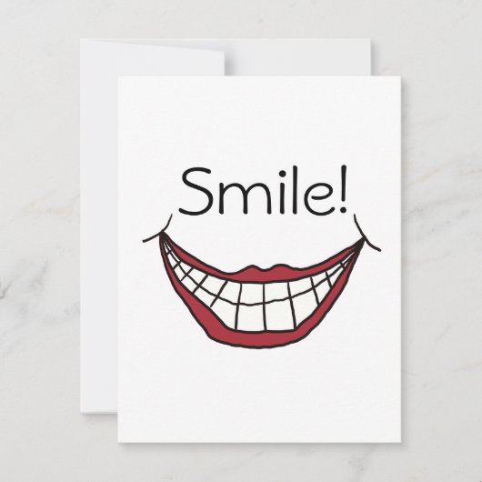 Carte De Correspondance Souriez ! (Devant)