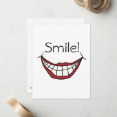 Carte De Correspondance Souriez ! (Devant/Arrière en situation)