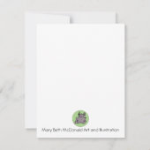 Carte De Correspondance Souriez ! (Dos)