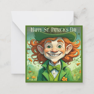 Carte De Correspondance Sourires chanceux à la Saint-Patrick