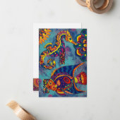 Carte De Correspondance Sous la mer (Devant/Arrière en situation)