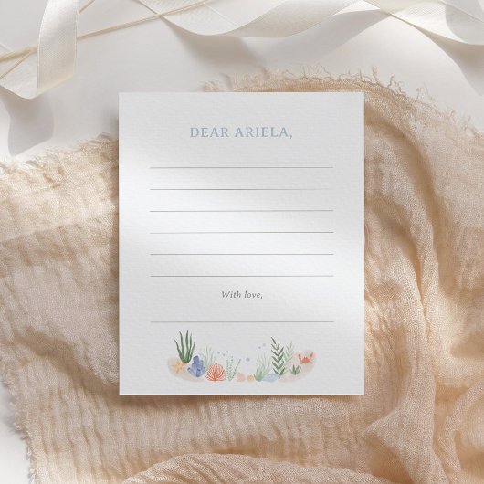 Carte De Correspondance Sous la mer 1er fête d'anniversaire