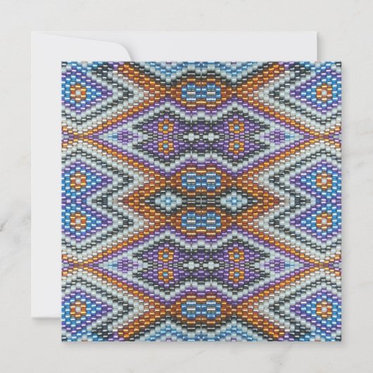 Carte De Correspondance Southwestern Bead Art (Devant)