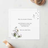 Carte De Correspondance Souvenir de Dandelion (Devant/Arrière en situation)