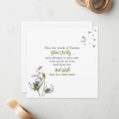 Carte De Correspondance Souvenir de Dandelion (Devant/Arrière en situation)