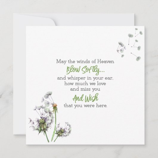 Carte De Correspondance Souvenir de Dandelion (Devant)