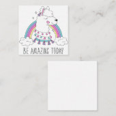 Carte De Correspondance Soyez Extraordinaire Llama (Devant / Derrière)