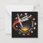 Carte De Correspondance Space Mission Patch (Devant)