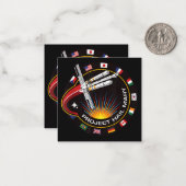 Carte De Correspondance Space Mission Patch (Devant/Arrière en situation)