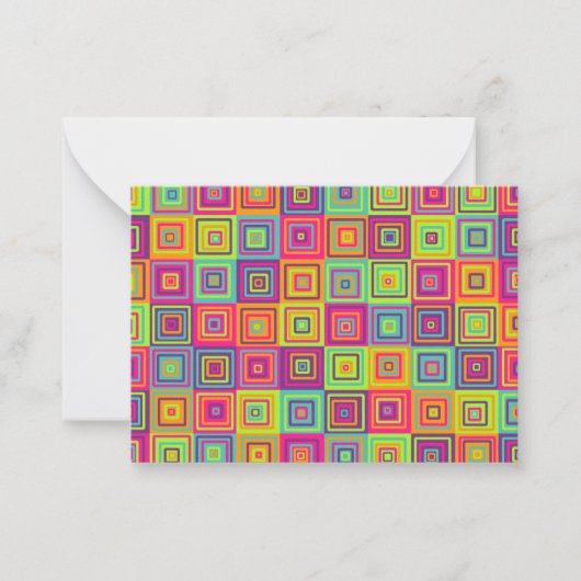 Carte De Correspondance Squares (Devant)