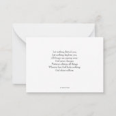 Carte De Correspondance St. Teresa of Avila card (Dos)