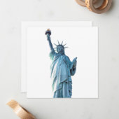 Carte De Correspondance Statue de la liberté (Devant/Arrière en situation)