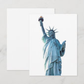 Carte De Correspondance Statue de la liberté (Devant / Derrière)