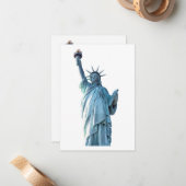 Carte De Correspondance Statue de la liberté (Devant/Arrière en situation)