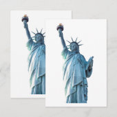 Carte De Correspondance Statue de la liberté (Devant / Derrière)