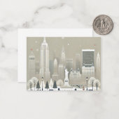 Carte De Correspondance Statue de la Liberté icônique & Vacances avec vue  (Devant/Arrière en situation)