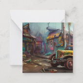 Carte De Correspondance Steampunk Junk Yard (Dos)