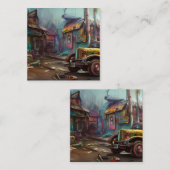 Carte De Correspondance Steampunk Junk Yard (Devant / Derrière)