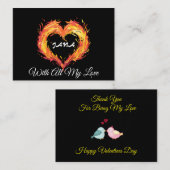 Carte De Correspondance Stimulez votre amour (Devant / Derrière)