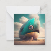 Carte De Correspondance Strange Whale (Devant)