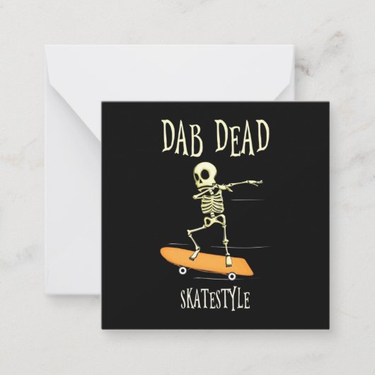 Carte De Correspondance Style de skate Halloween Dabbing (Devant)