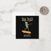 Carte De Correspondance Style de skate Halloween Dabbing (Devant/Arrière en situation)